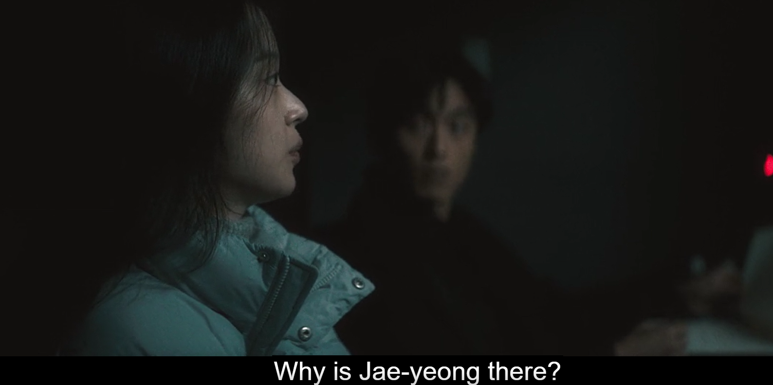 Joo-yeon is providing testimony about the incident.