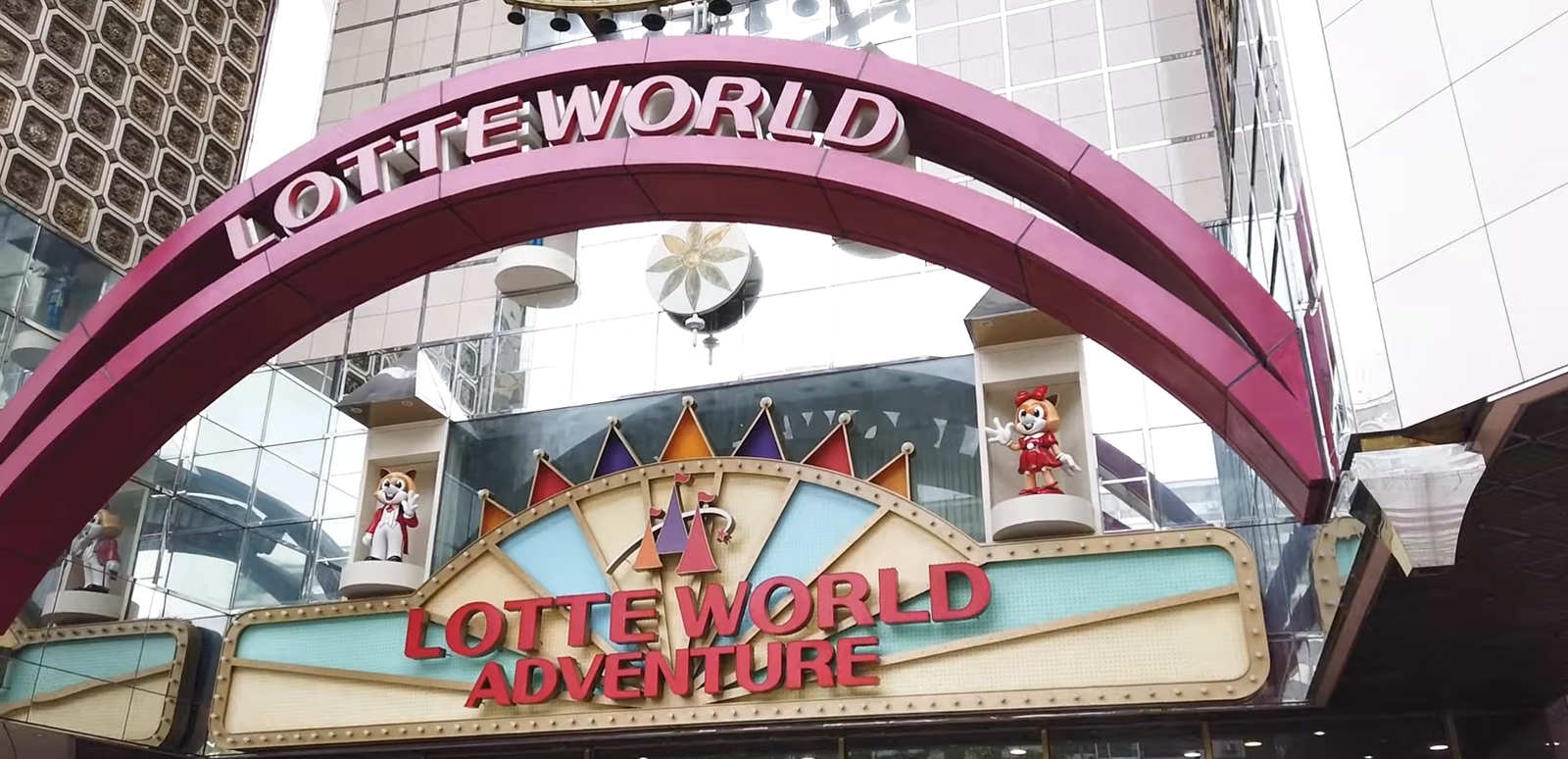 Lotte World amusement park in Seoul, a BTS filming location