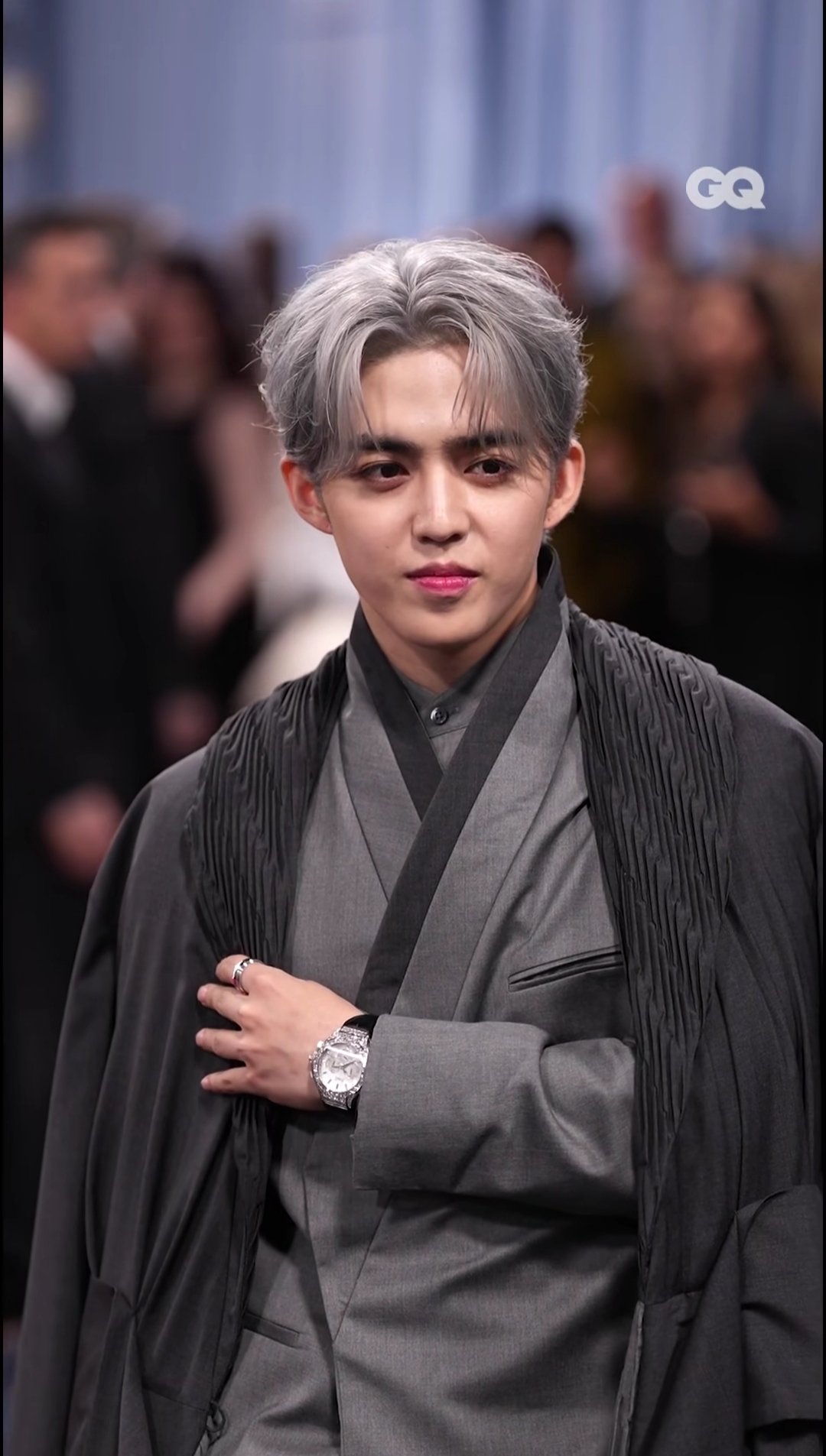 Close-up of S.Coups in Hugo outfit at Met Gala 2025