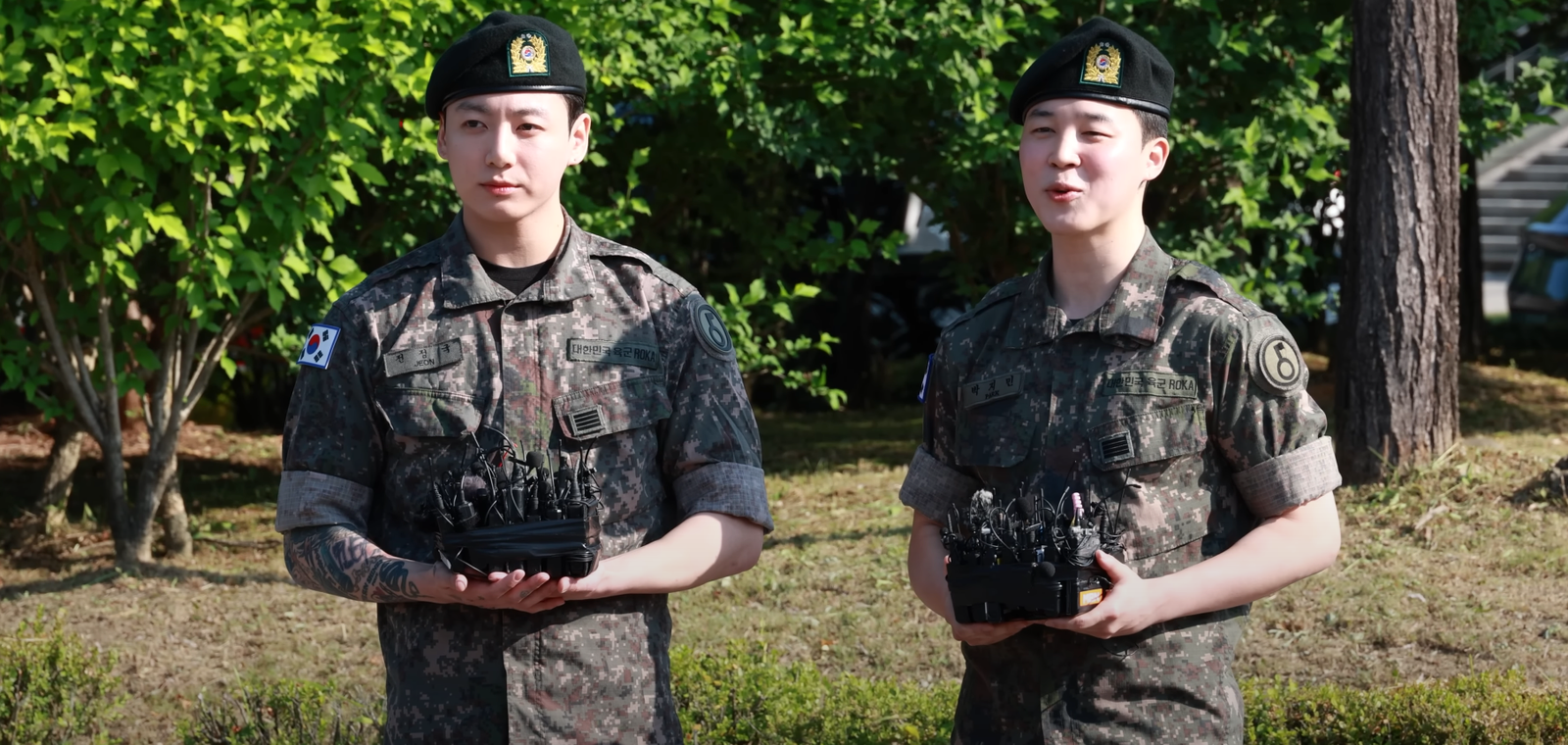 Jimin and Jungkook at Yeoncheon Stadium after discharge in 11 June 2025