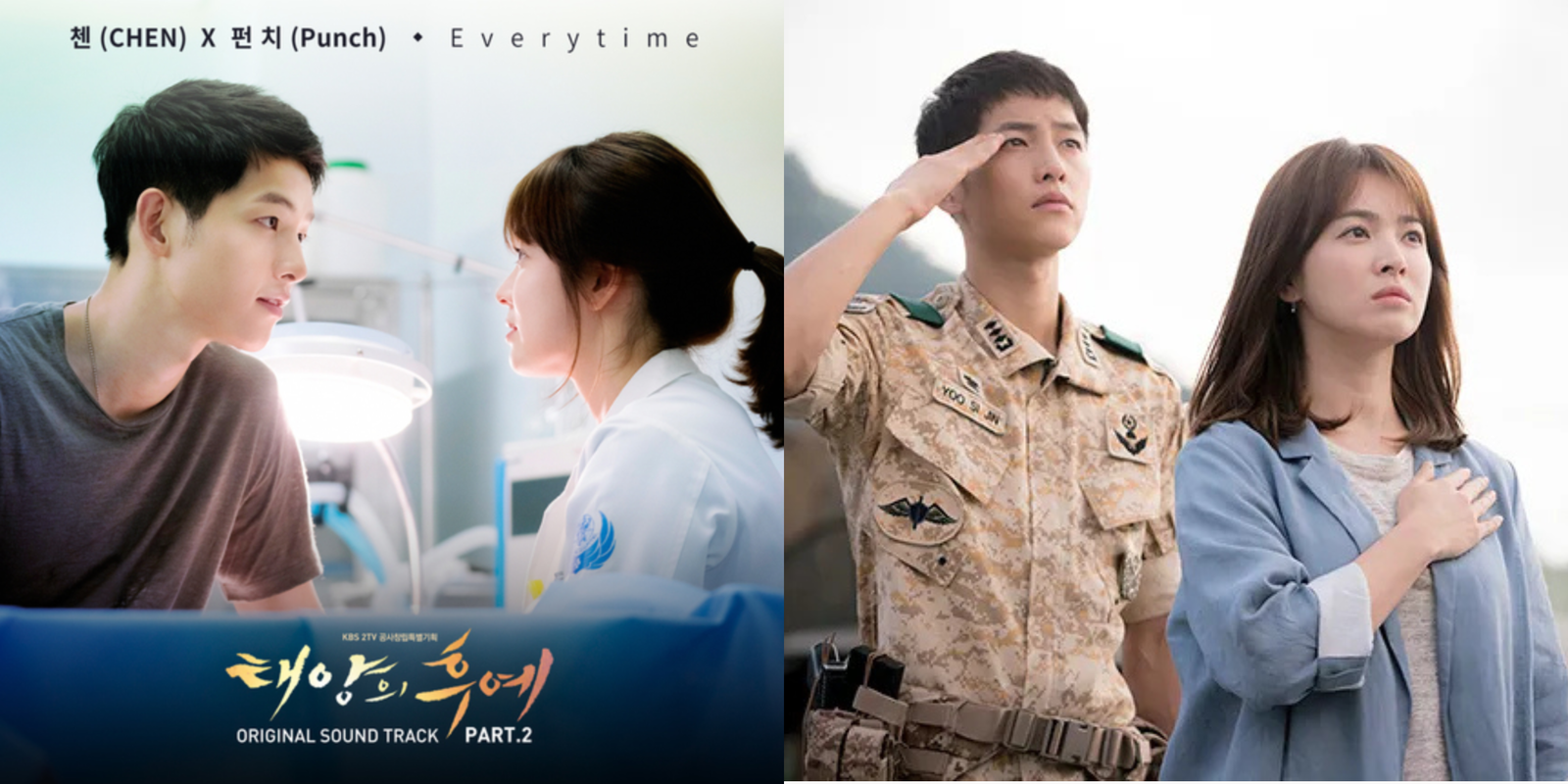 Chen and Punch’s Everytime from Descendants of the Sun – joyful moment. A catchy and cozy OST that’s ideal for creativity and peaceful study time.