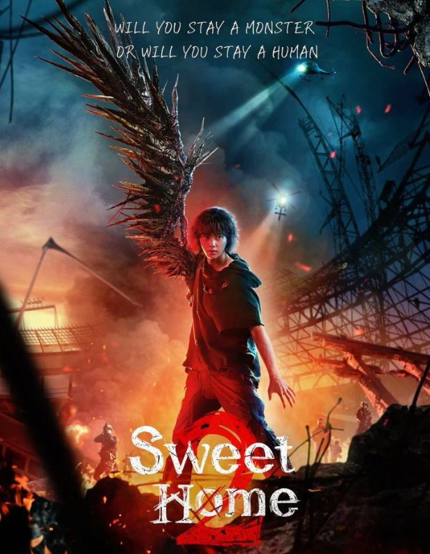 Residents from Sweet Home K-drama facing off against horrifying monsters in their apartment complex