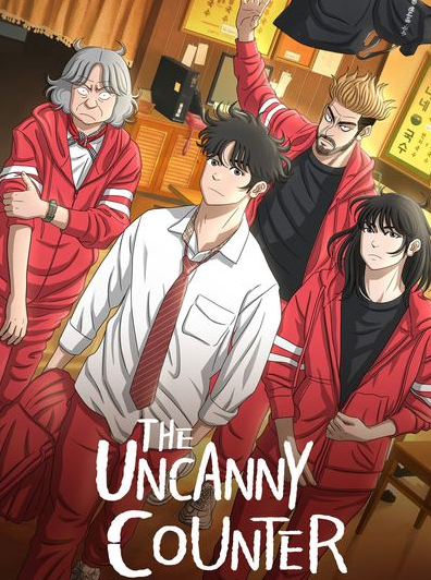 The demon-hunting team of The Uncanny Counter, seen in webtoon form and their powerful live-action versions.